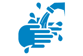 Rinse hands well under running water,