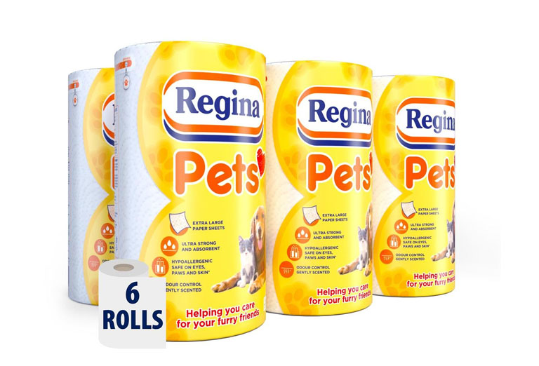 Regina Pets: l’asciugamano di carta per gli animali domestici