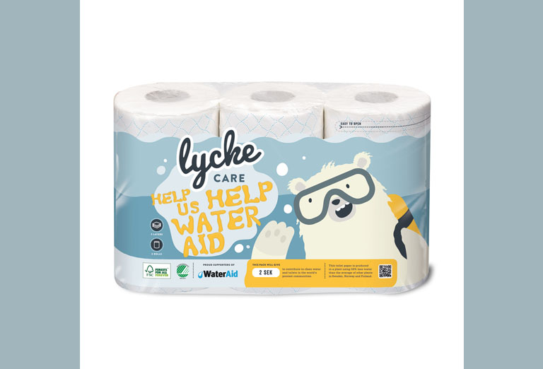 Lycke with WaterAid in Scandinavia