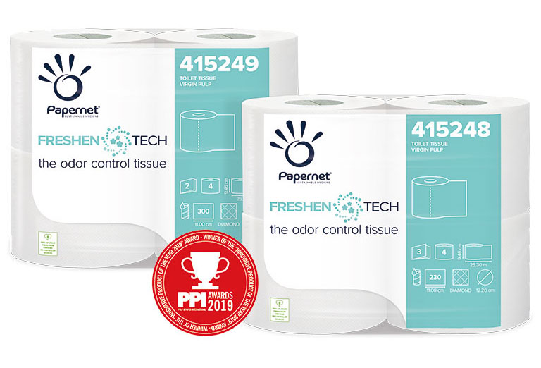 Assegnato a Papernet Freshen Tech (Gruppo Sofidel) il riconoscimento PPI Award per l’innovazione
