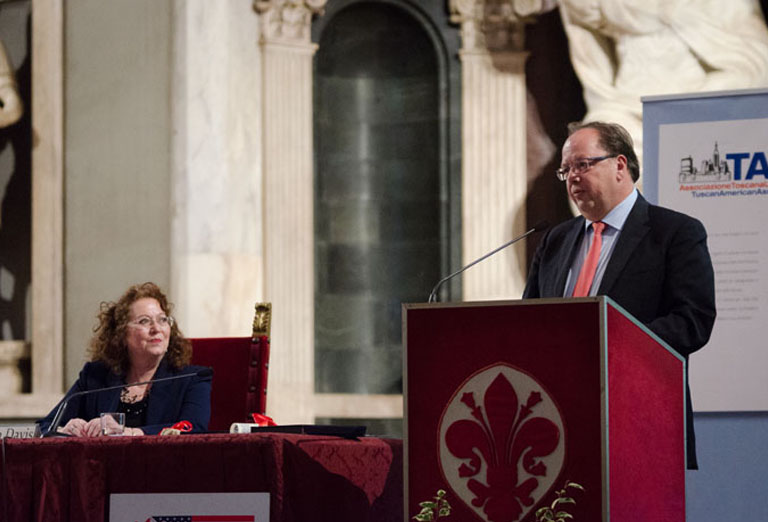 Luigi Lazzareschi has been awarded the Tuscan-American Award 2017