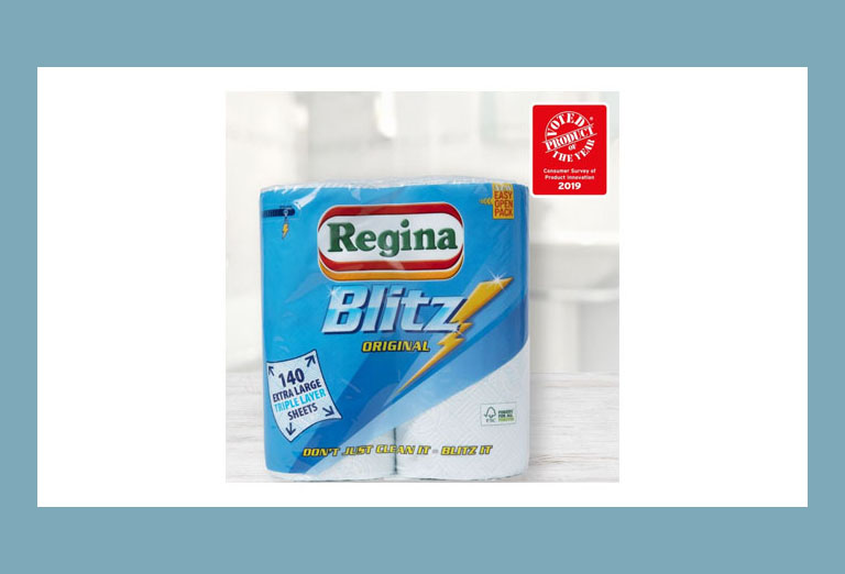 Regina Blitz tra i vincitori del premio “Product of the Year” 2019 nel Regno Unito