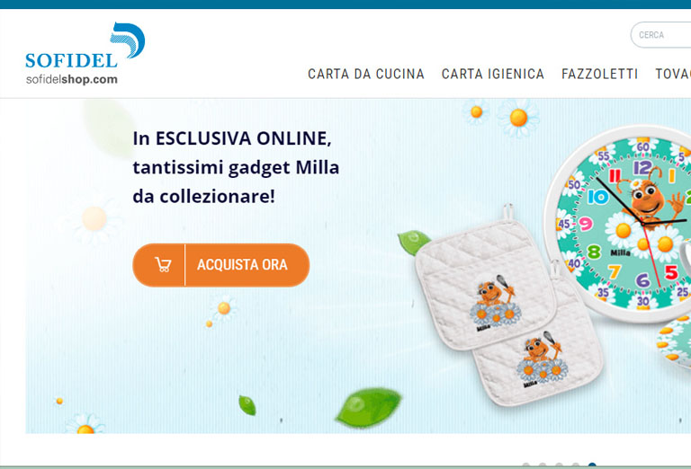 Sofidel enters the e-commerce world with the first portal dedicated to italian consumers