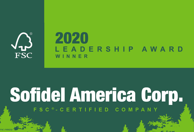 Assegnato a Sofidel America l’FSC<sup>®</sup> Leadership Award 2020