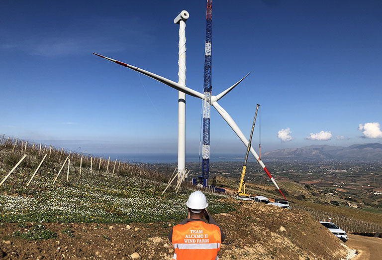 New RWE onshore wind farm in Italy produces green electricity for Sofidel