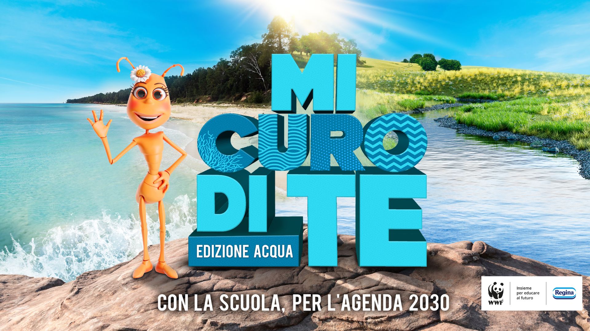 L’Agenda 2030 spiegata ai bambini: prende il via la 9ª edizione di “Mi Curo di Te”, il progetto di educazione ambientale di Regina (Gruppo Sofidel) e WWF Italia