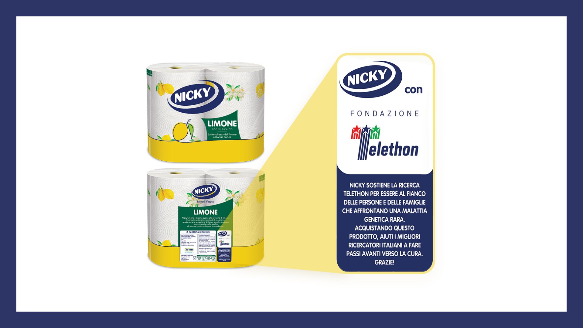 Sofidel sostiene Fondazione Telethon