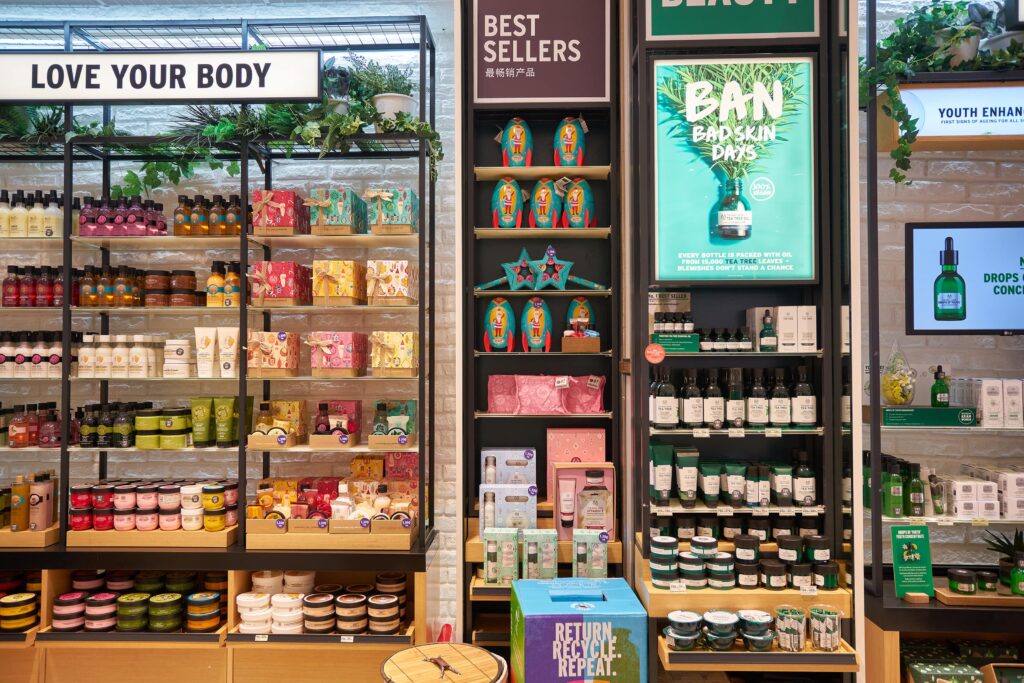 The Body Shop products